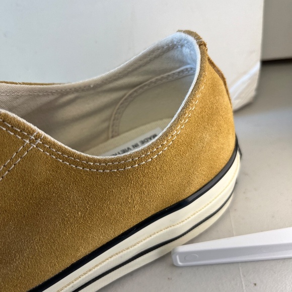 Mens Retro Low Cut Oxford Black Label Converse 70s Suede Shoes Size 8 1/2 - Picture 5 of 7